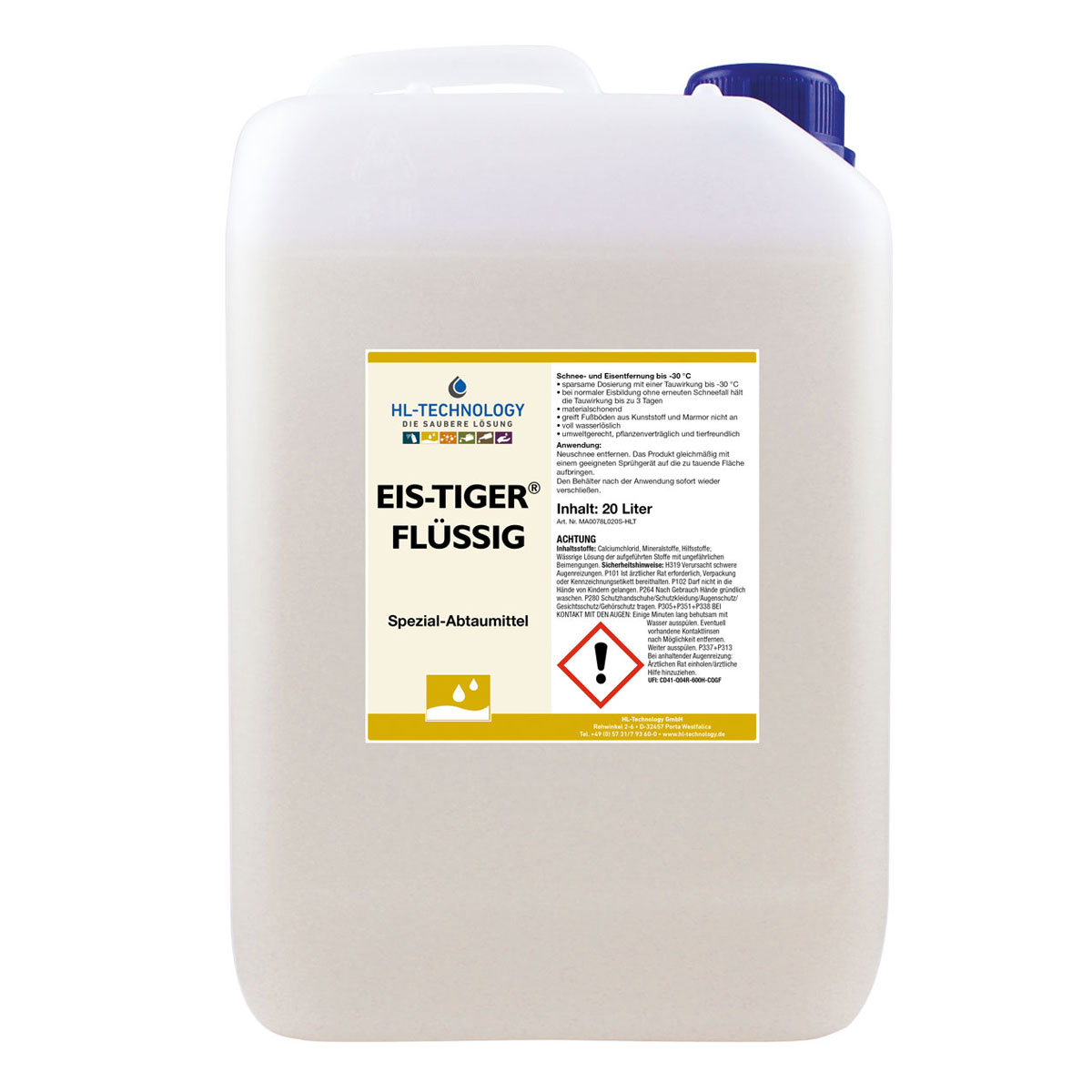 Eis-Tiger® flüssig Kanister 20 Liter