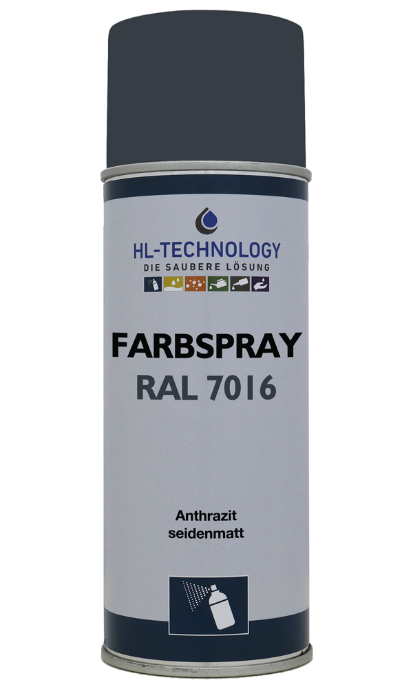Farbspray Anthrazit RAL 7016 seidenmatt 400 ml Aerosol Dose