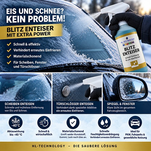 Blitz Enteiser Flasche 500 ml mit Sprayer