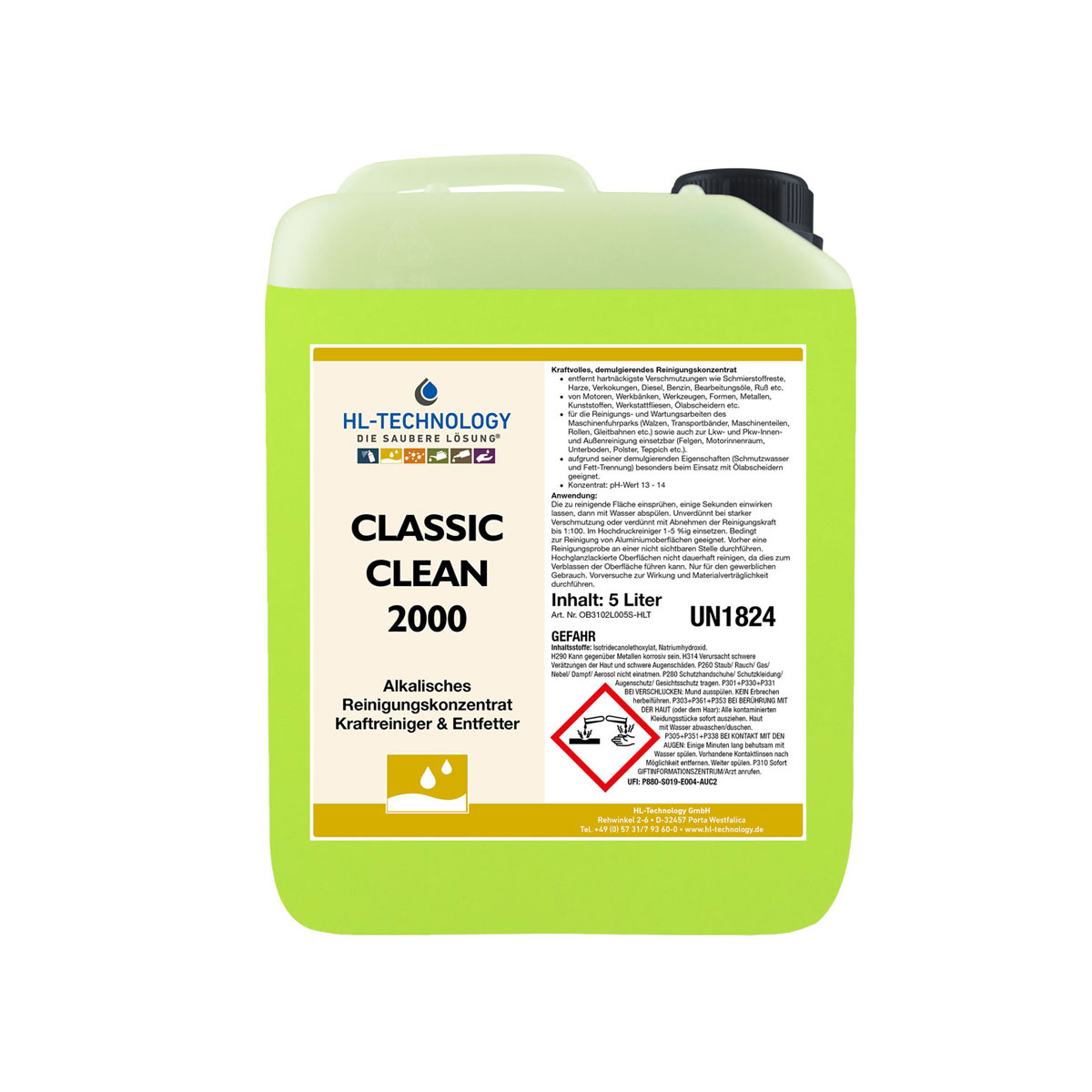 Classic Clean 2000 Kanister 5 Liter