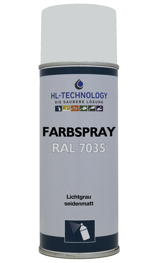 Farbspray Grau RAL 7035 seidenmatt 400 ml Aerosol Dose