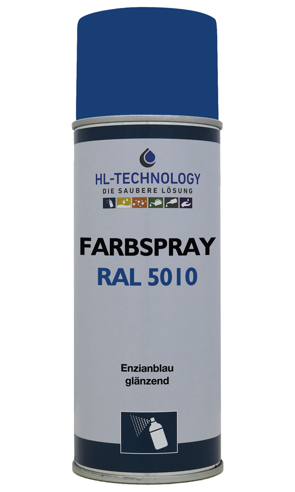 Farbspray Enzianblau RAL 5010 glänzend 400 ml Aerosol Dose