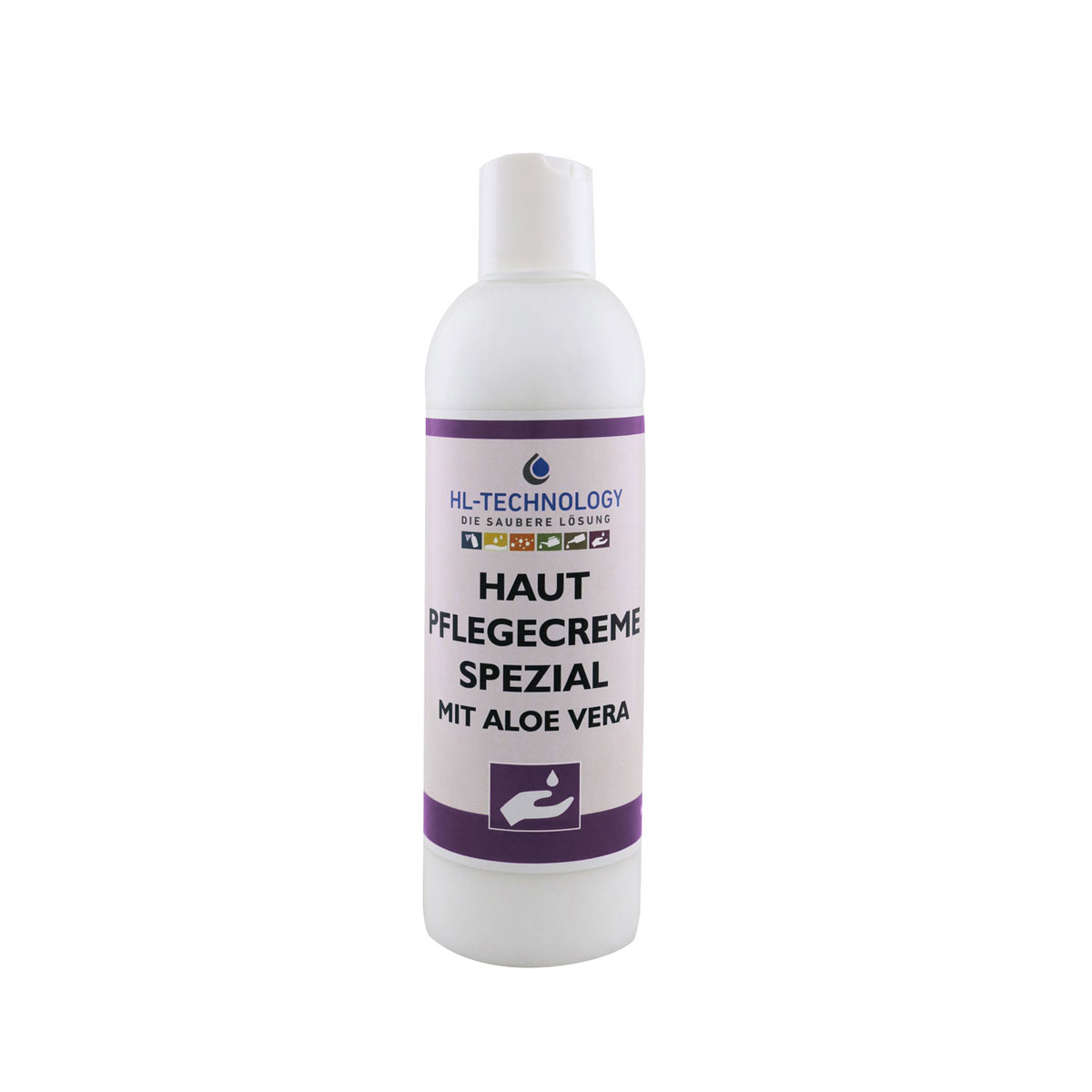 Hautpflegecreme Spezial mit Aloe Vera Flasche 250 ml mit Disc-Top-Verschluss