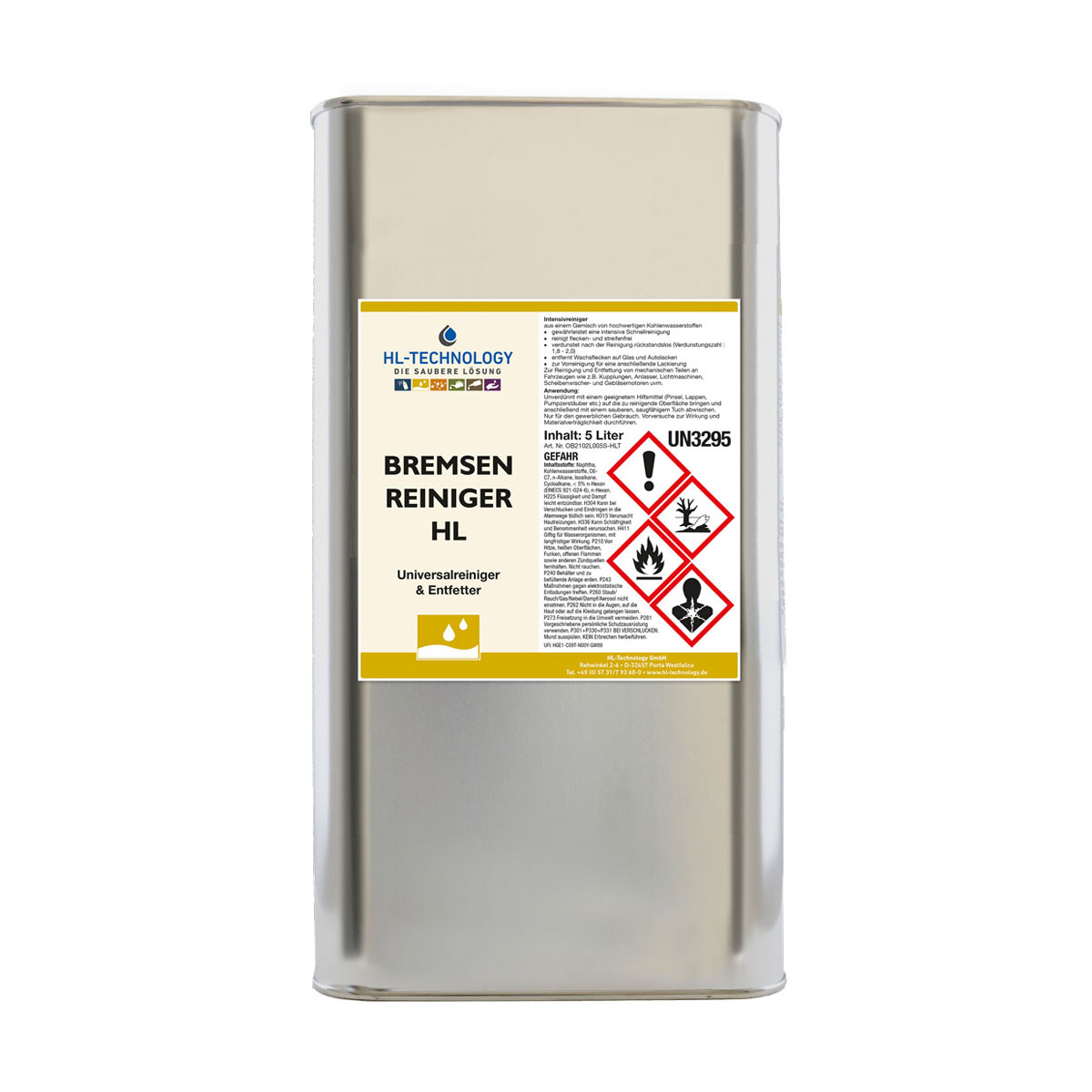 Bremsenreiniger HL Blech-Kanister 5 Liter