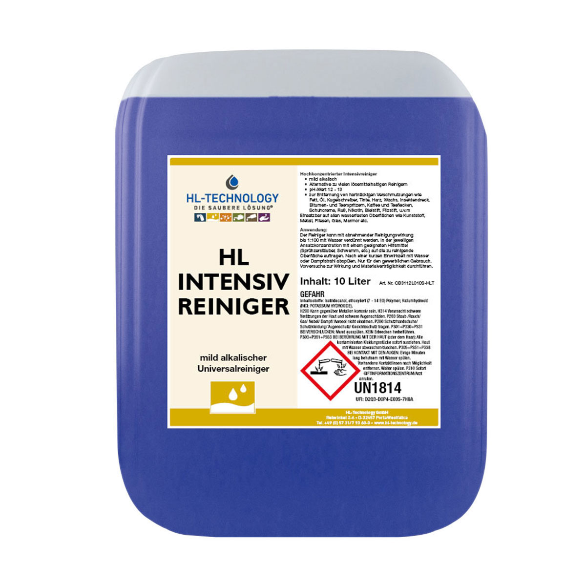 HL Intensivreiniger Kanister 10 Liter