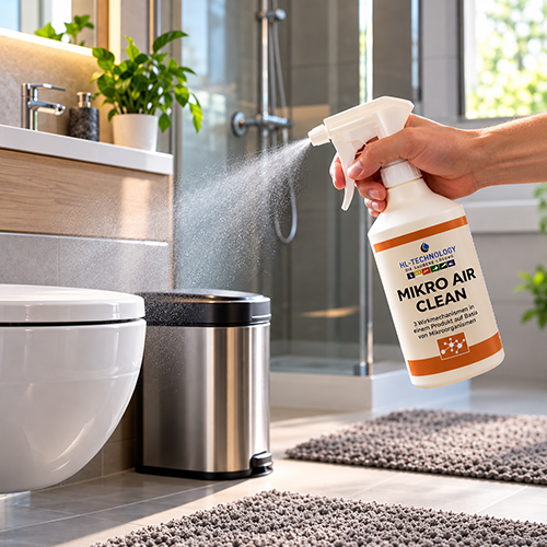 Mikro Air Clean Flasche 500 ml mit Sprayer Messingdüse