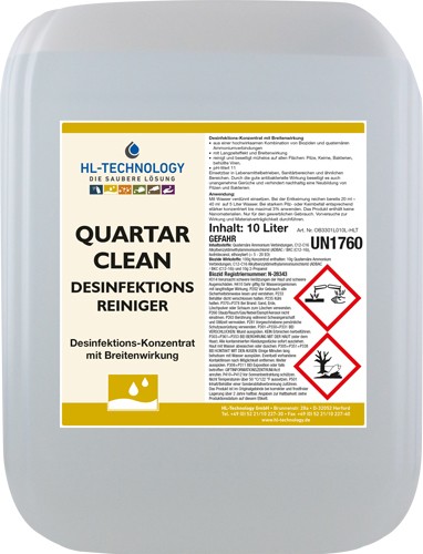 OB3433L010S-HLT Quartar-Clean-Desinfektion